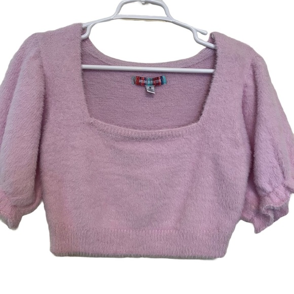 Urban Outfitters -Nadia Cropped Short Sleeve Sweater   Women’s  Size M - Picture 3 of 7